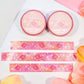 Pink Galaxy Silver Foil Washi Tape