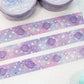 Blue Galaxy Silver Foil Washi Tape