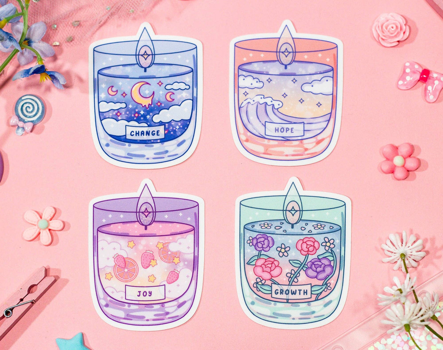 Affirmation Candle Sticker