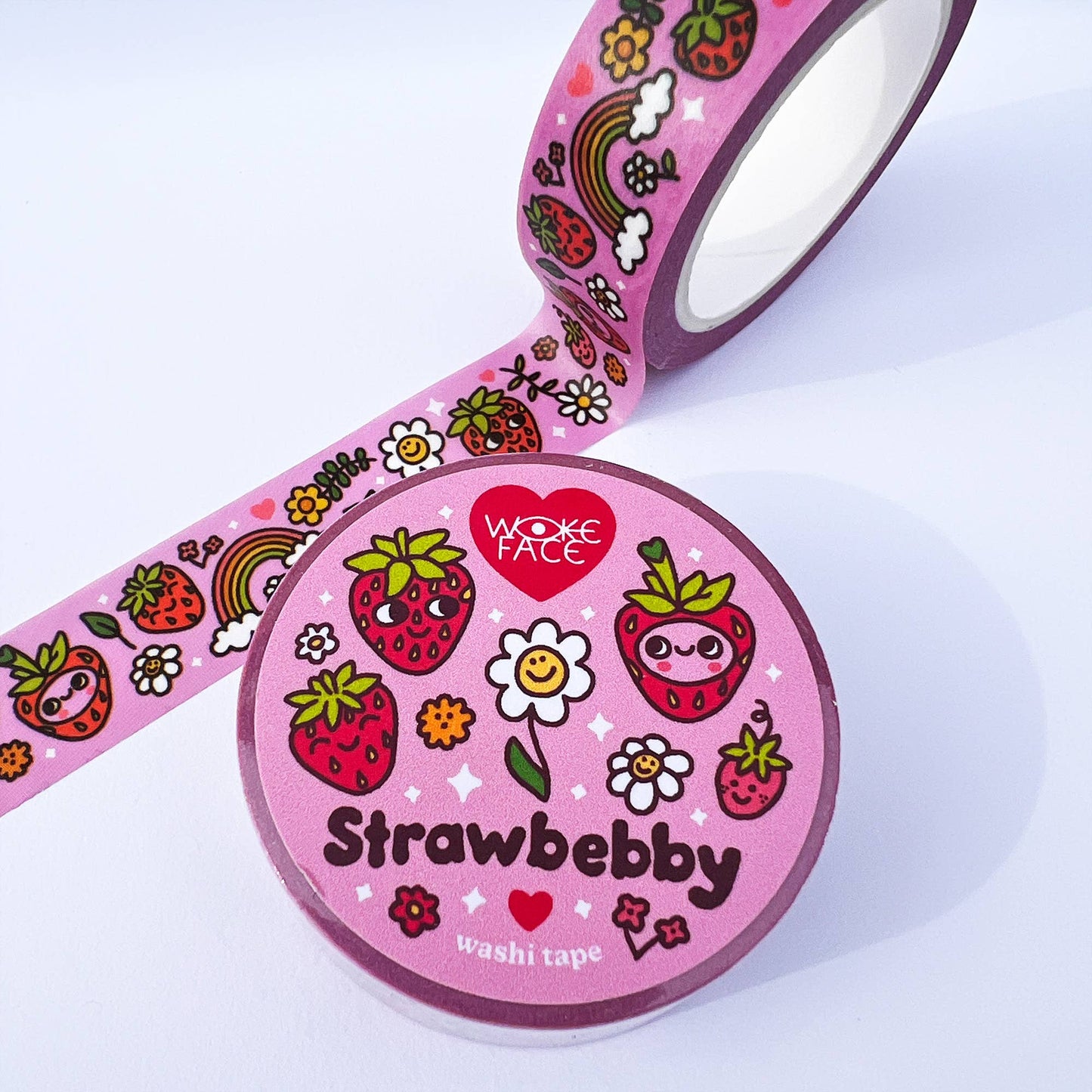 Washi Tape - Strawbebby