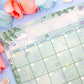 Botanical Bliss Monthly Planner Pad