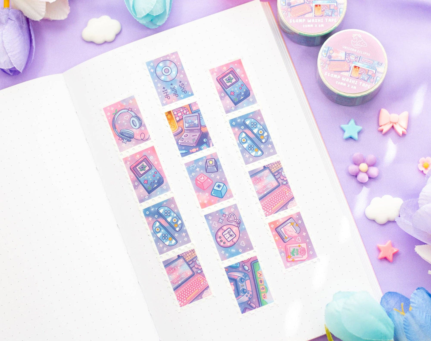 Game Time Stamp Washi Tape