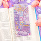 Pastel Academia Reading Log Bookmark