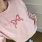 Bow Embroidered Sweatshirt