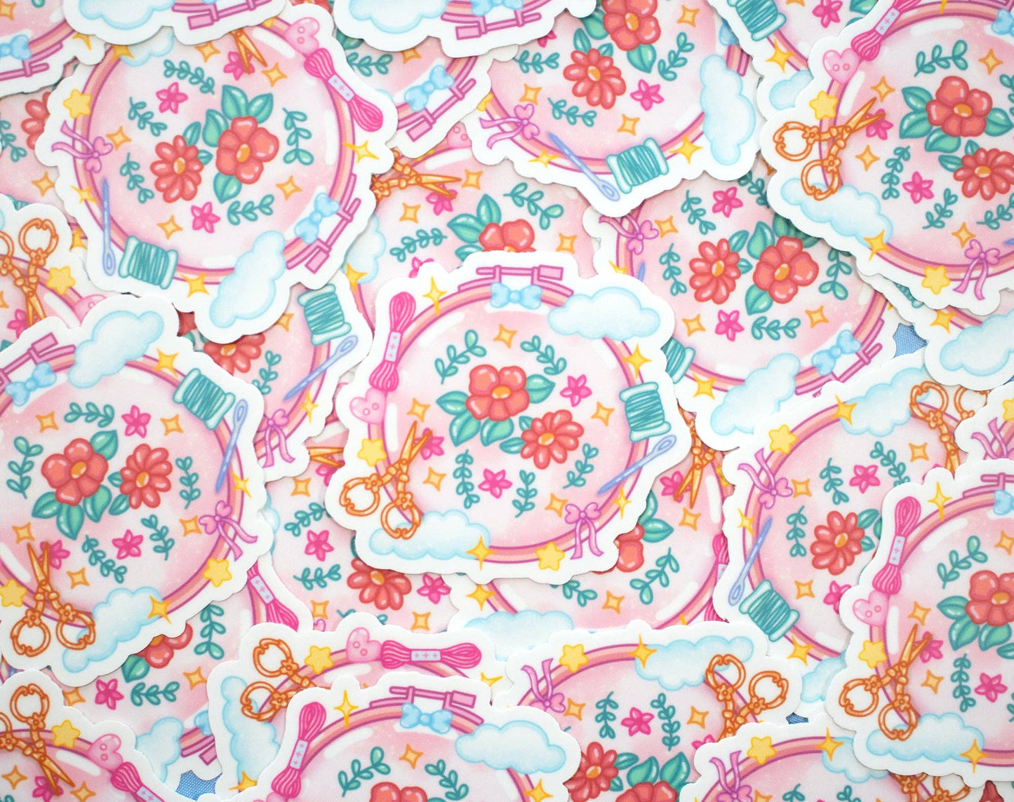 Embroidery Hoop Sticker