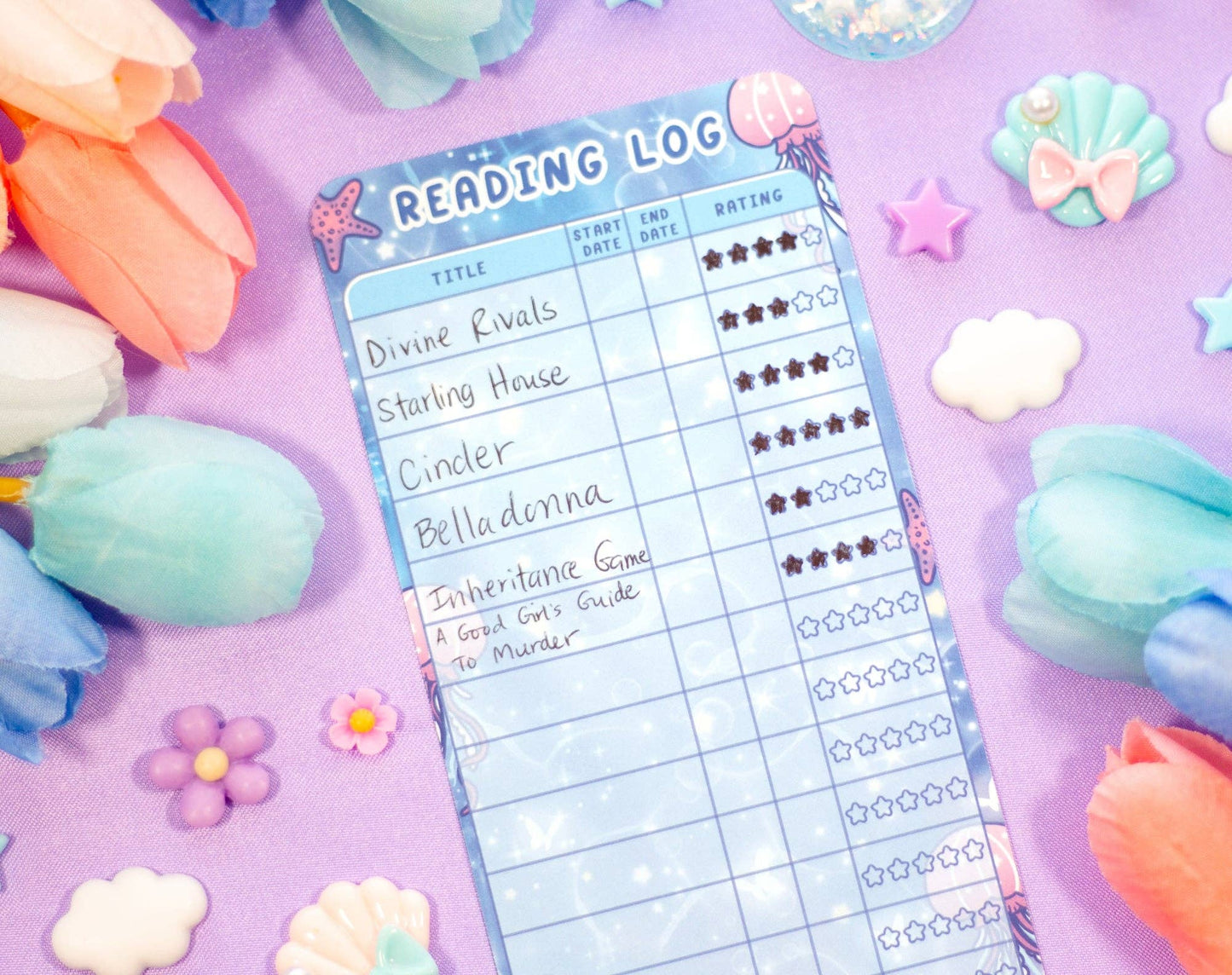 Reading Room Reading Log Bookmark