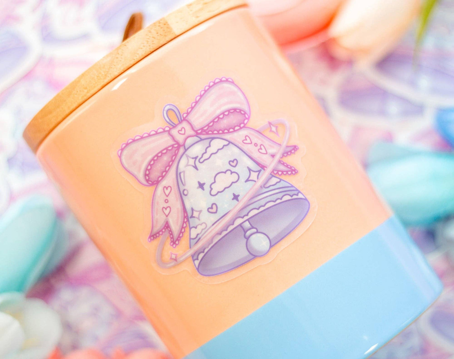 Coquette Bell Clear Sticker