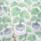 Monstera Clear Sticker
