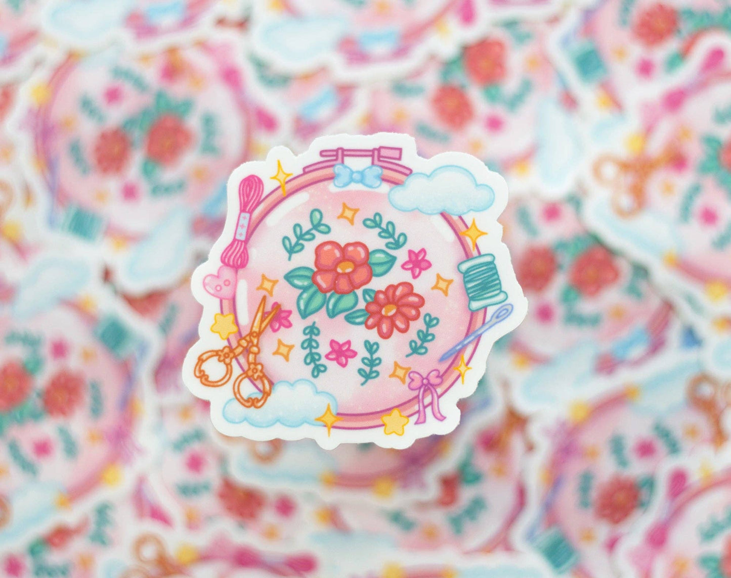 Embroidery Hoop Sticker